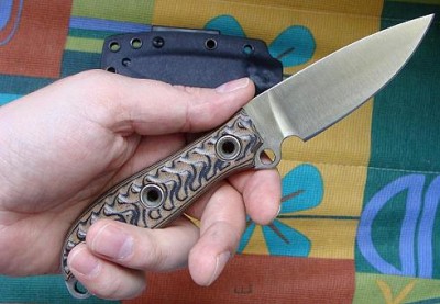 Boney Active Duty - Satin blade .125 thick with coyote-black G-10.jpg
